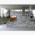 Arabescato Dusky Quartz Kitchen Worktops