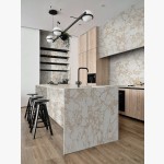 Arabescato Positano Quartz Kitchen