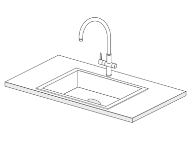 Over Mount Sink Cut Outs