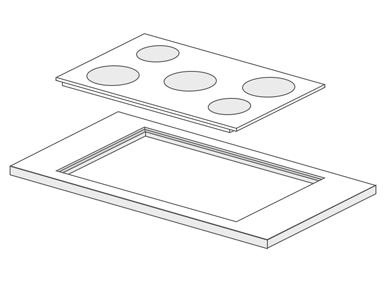 Recessed Hob Cut Out